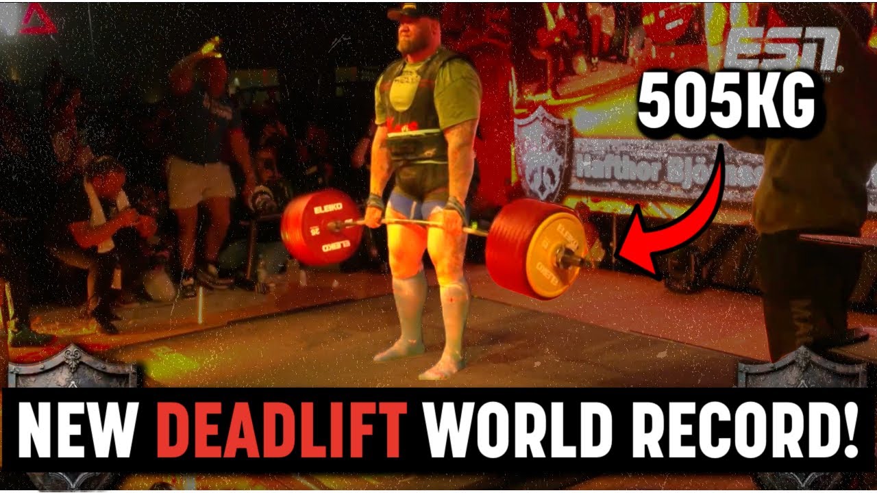 Hafthor Björnsson Breaks New World Record with 505kg Deadlift ...