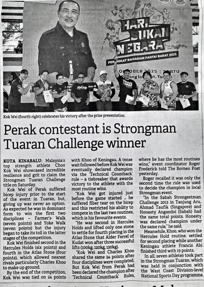 Strongman Tuaran Challenge