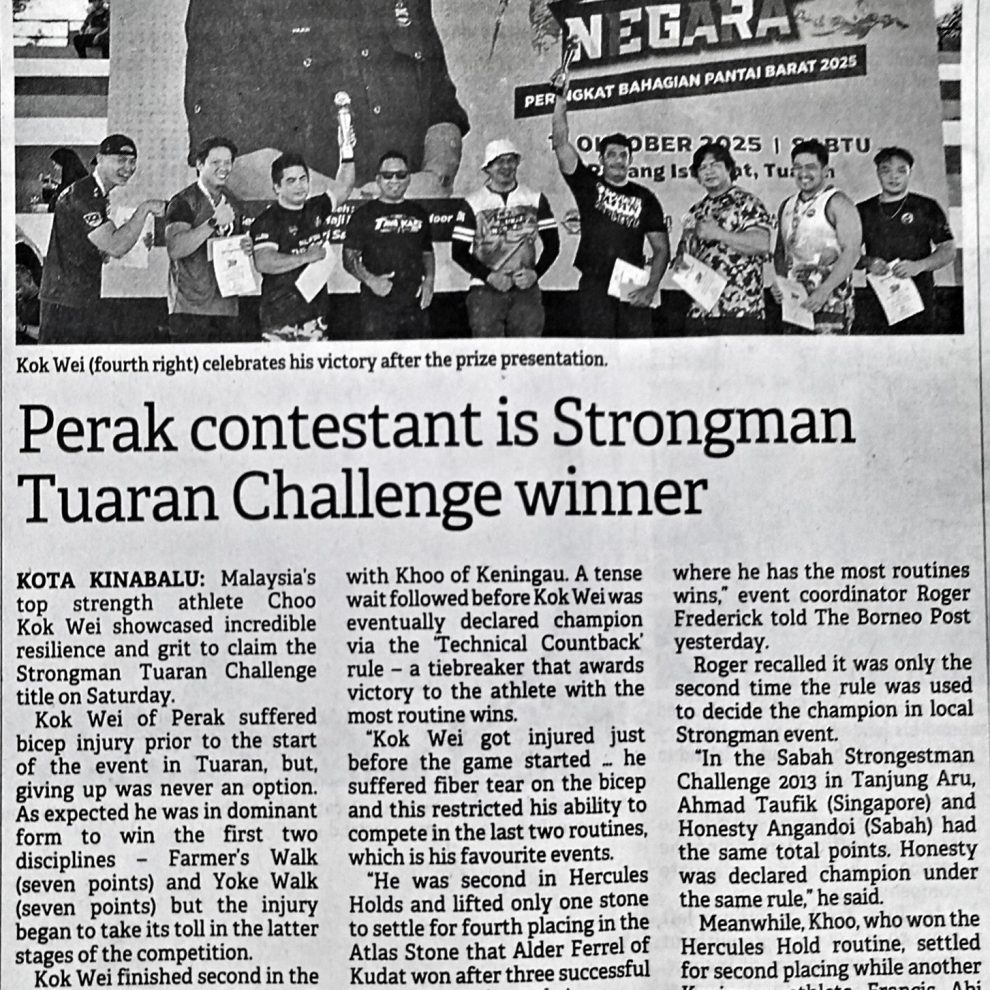 Strongman Tuaran Challenge