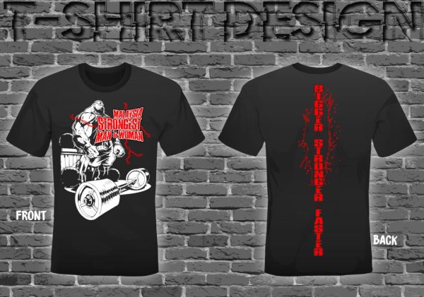 Malaysia's Strongest Man & Woman T-shirt (Version 1)